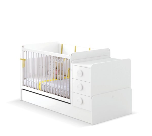 Gugalna posteljica Baby Cotton s predali, za ležišče 70 x 115 cm
