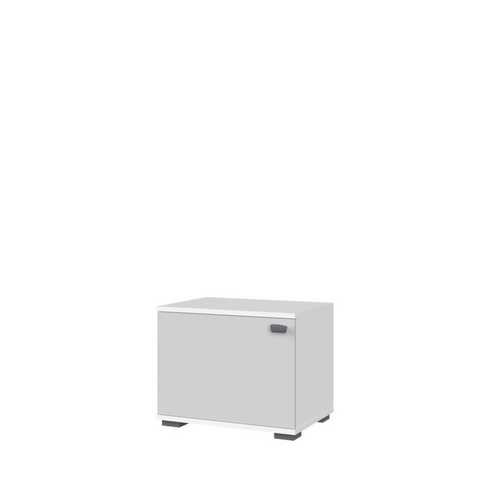 Nočna omarica All Room Concept A2, fronte biserno siva