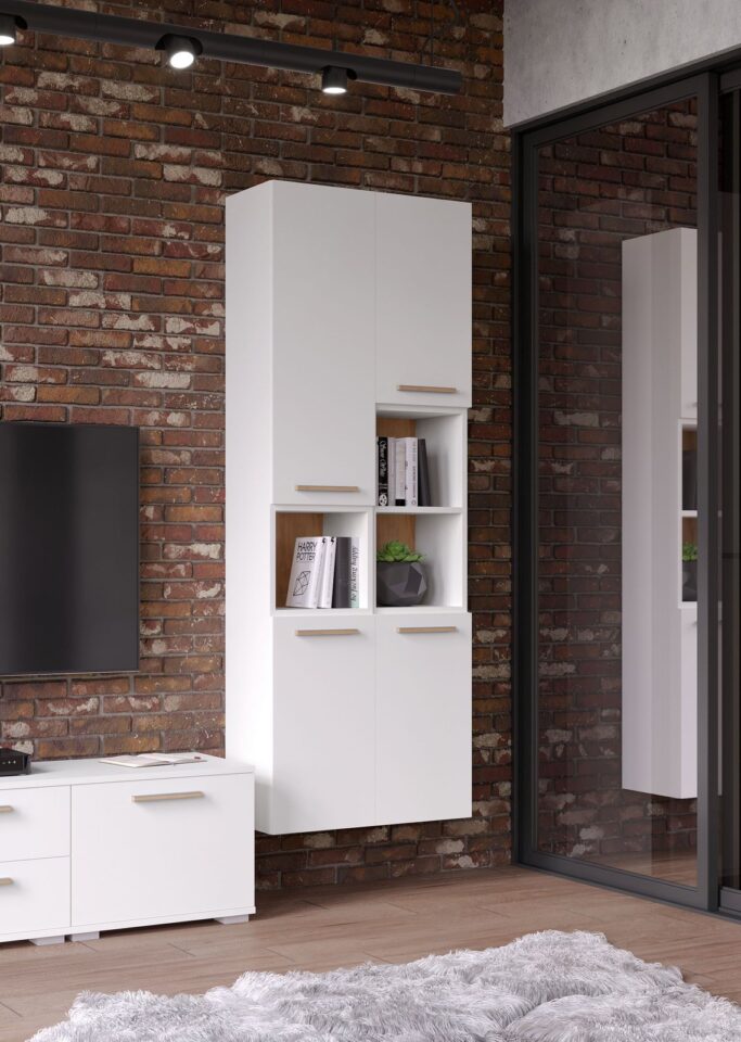 Visoka omara All Room Concept ob steni iz opeke