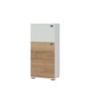 Omarica All Room Concept B1, fronte svetlo zelena in pacifik oreh
