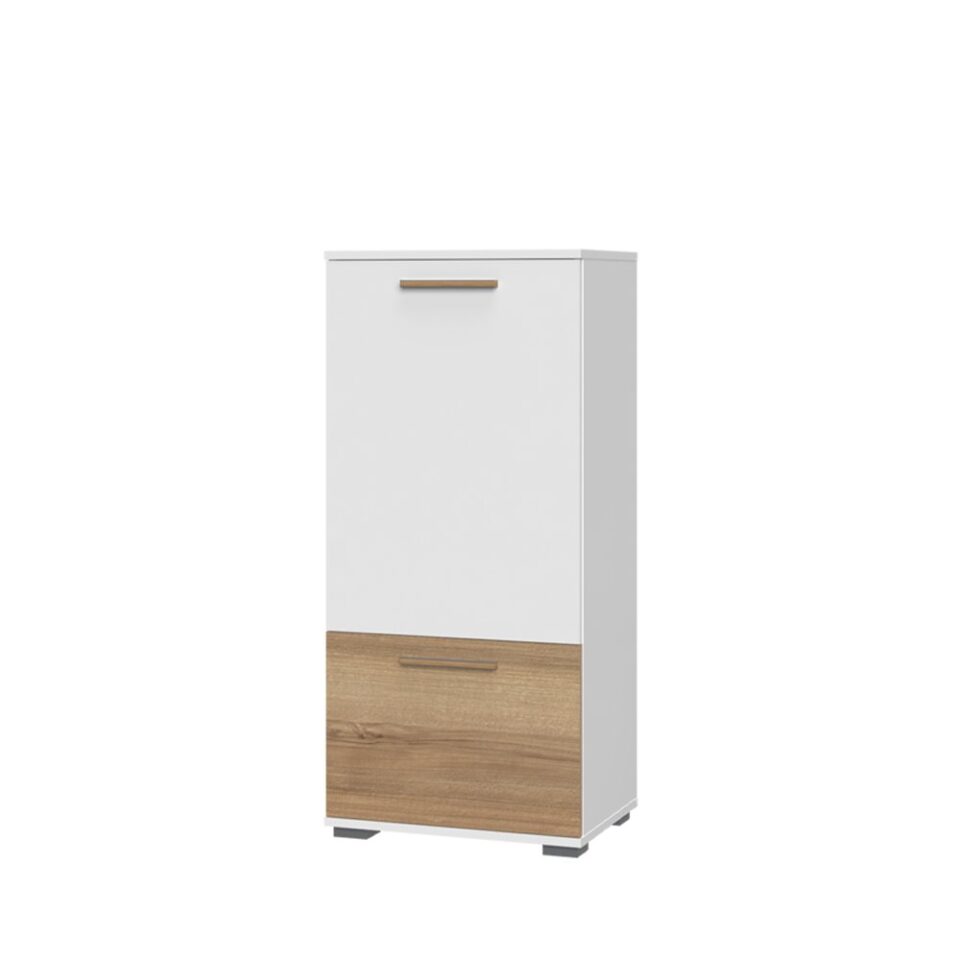 Omarica All Room Concept B1, fronte bela in pacifik oreh