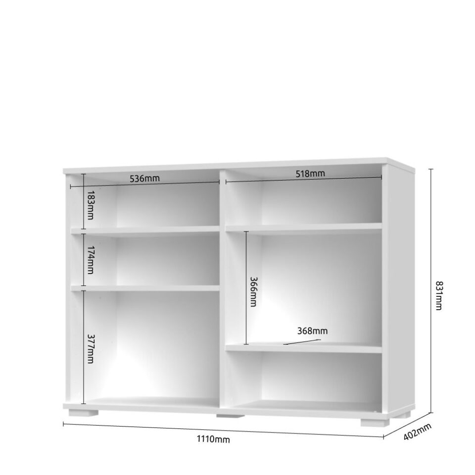 Komoda All Room Concept C1, skica z merami