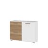 Komoda All Room Concept C2, fronte pacifik oreh in bela