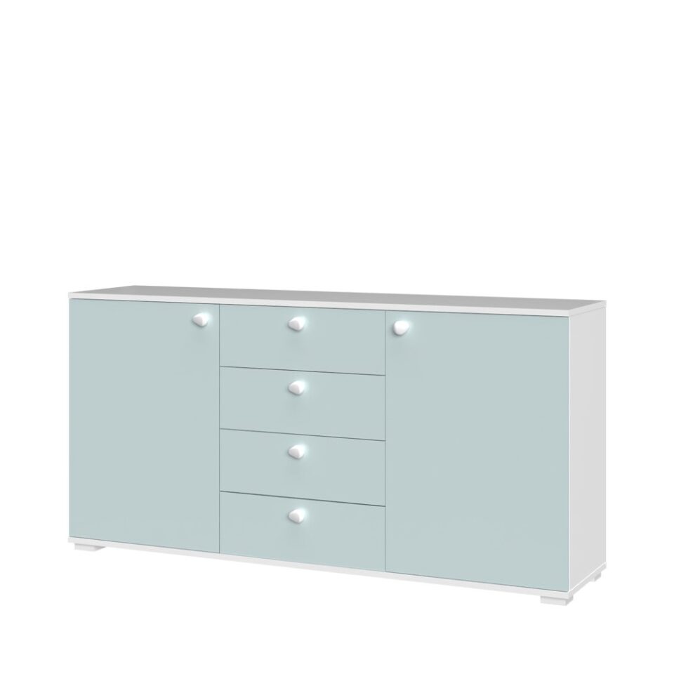 Komoda All Room Concept D7, fronte svetlo modra