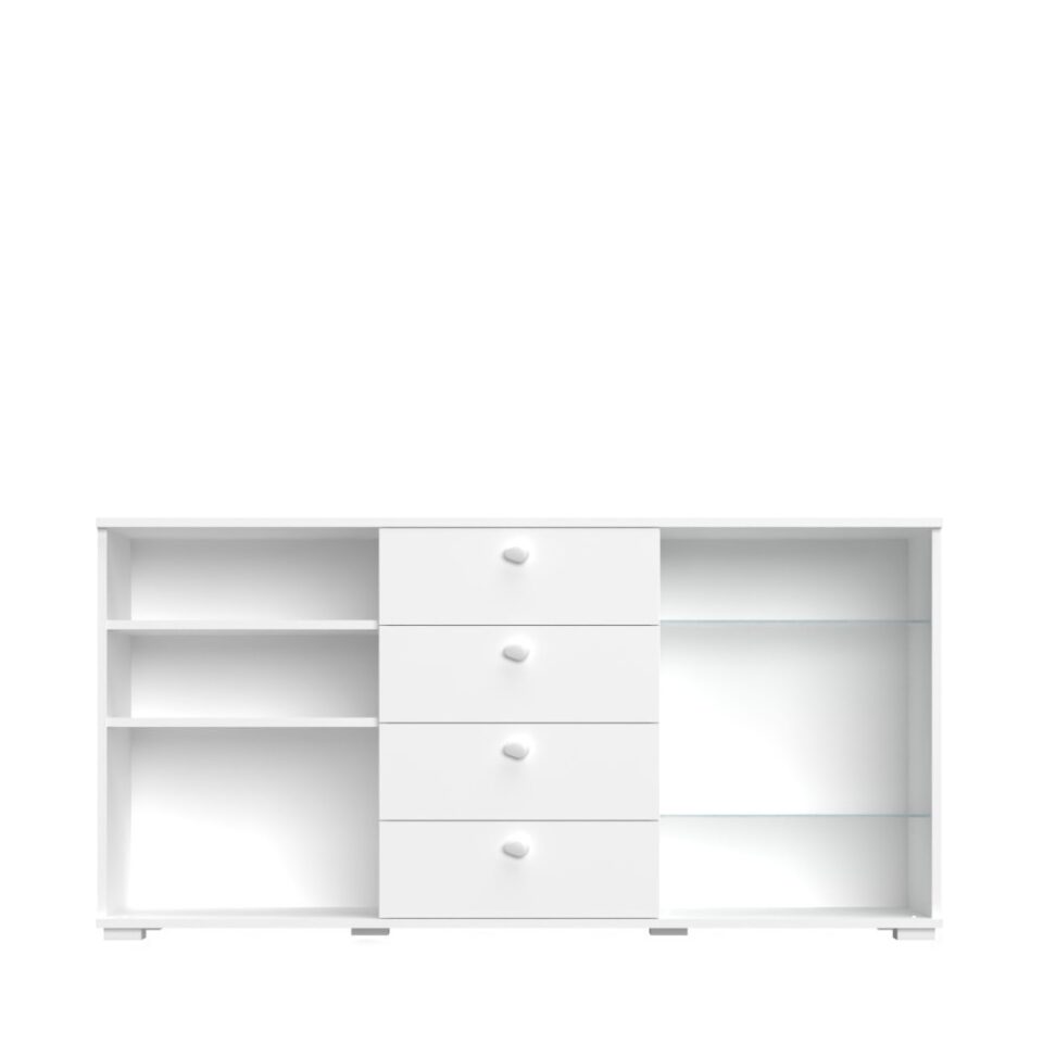 Komoda All Room Concept D8, notranjost brez front, raspored 1