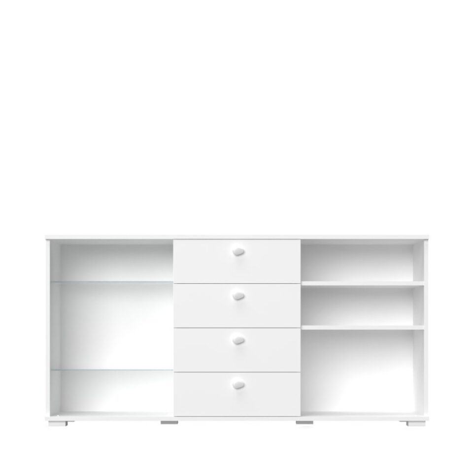 Komoda All Room Concept D8, notranjost brez front, raspored 2