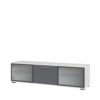 TV omarica All Room Concept E2, fronte grafit, s steklenim krilom