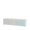 TV omarica All Room Concept E4, fronte biserno siva, svetlo zelena in svetlo modra
