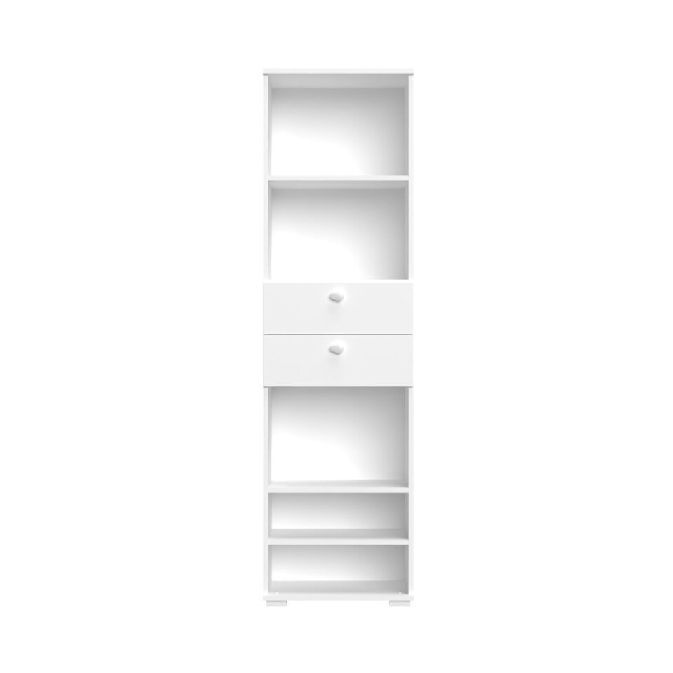Visoka omara All Room Concept F4, notranjost brez front, raspored 2