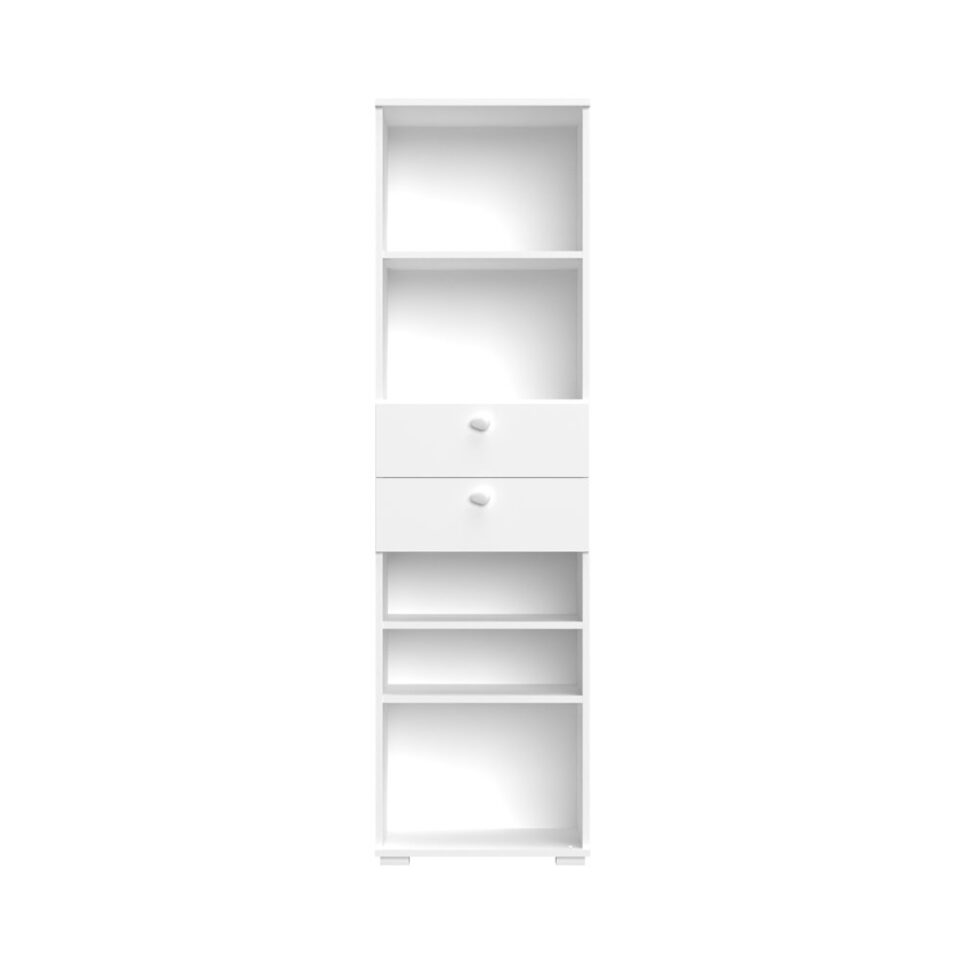 Visoka omara All Room Concept F5, notranjost brez front, raspored 2
