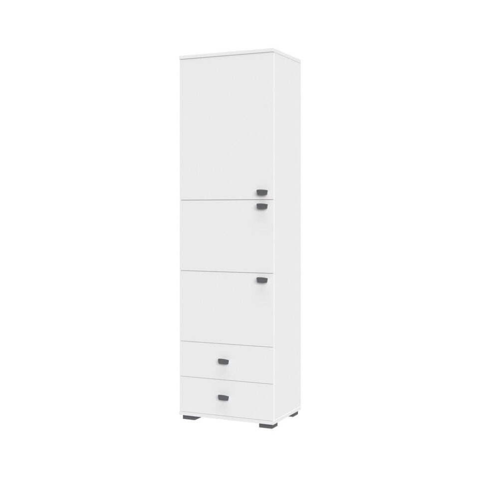Visoka omara All Room Concept F5, fronte bela