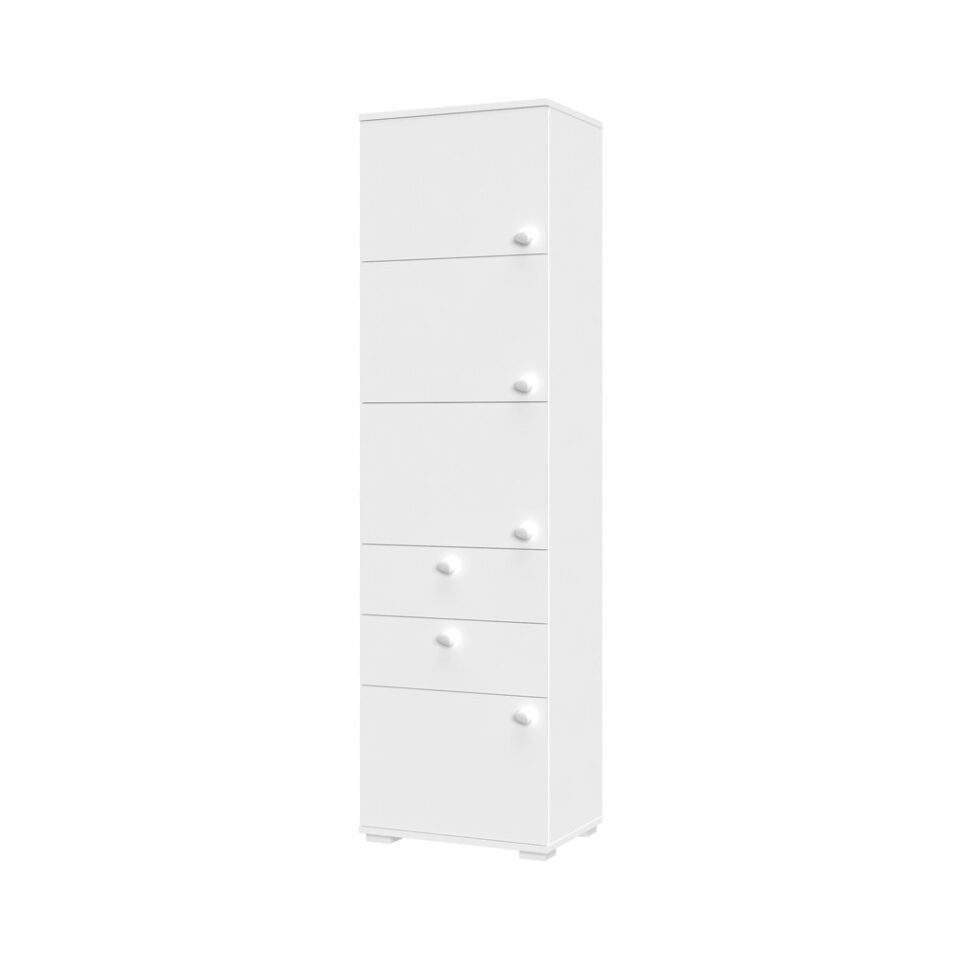 Visoka omara All Room Concept F6, fronte bela