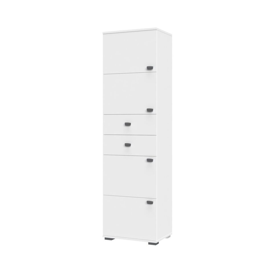 Visoka omara All Room Concept F6, fronte bela