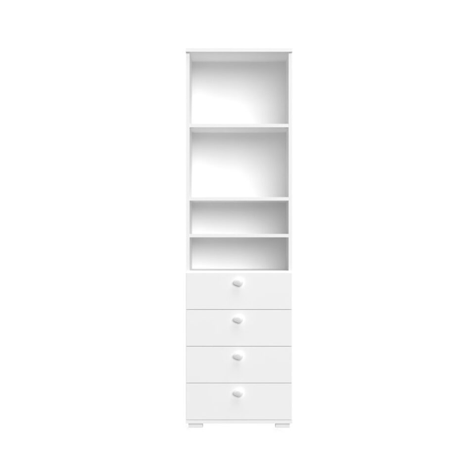 Visoka omara All Room Concept F7, notranjost brez front, raspored 2