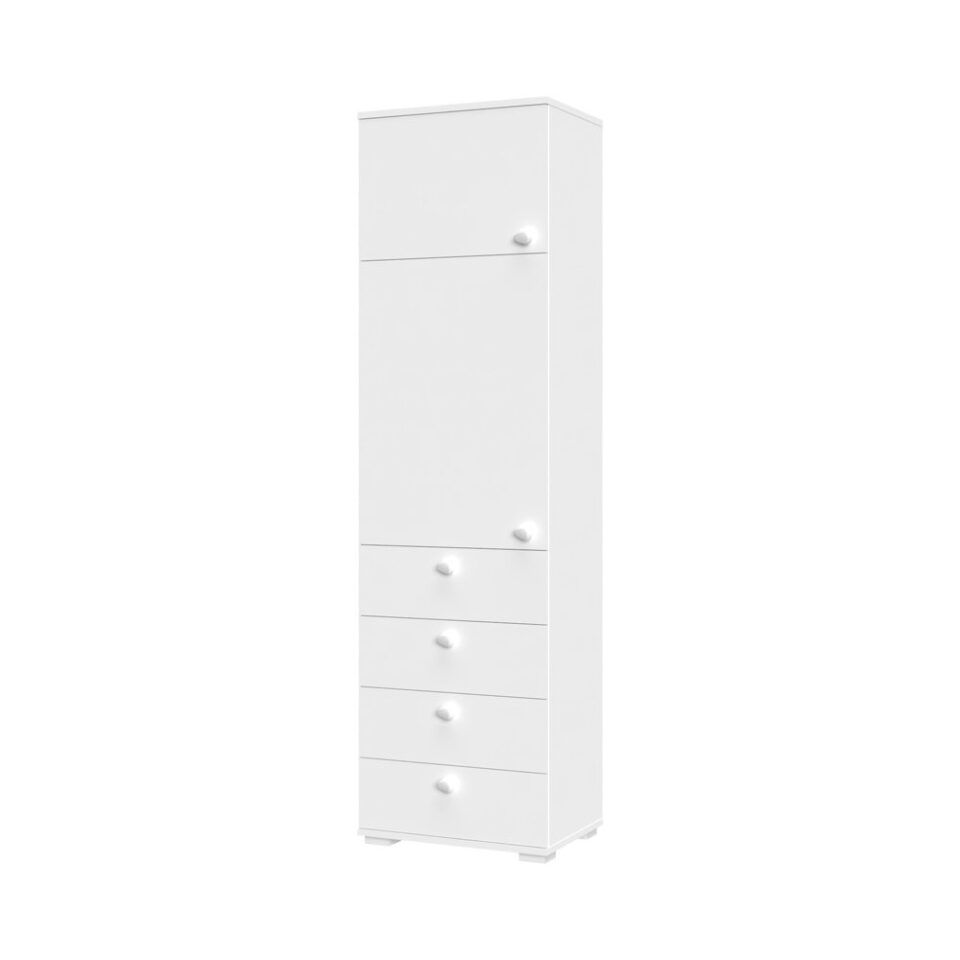 Visoka omara All Room Concept F7, fronte bela