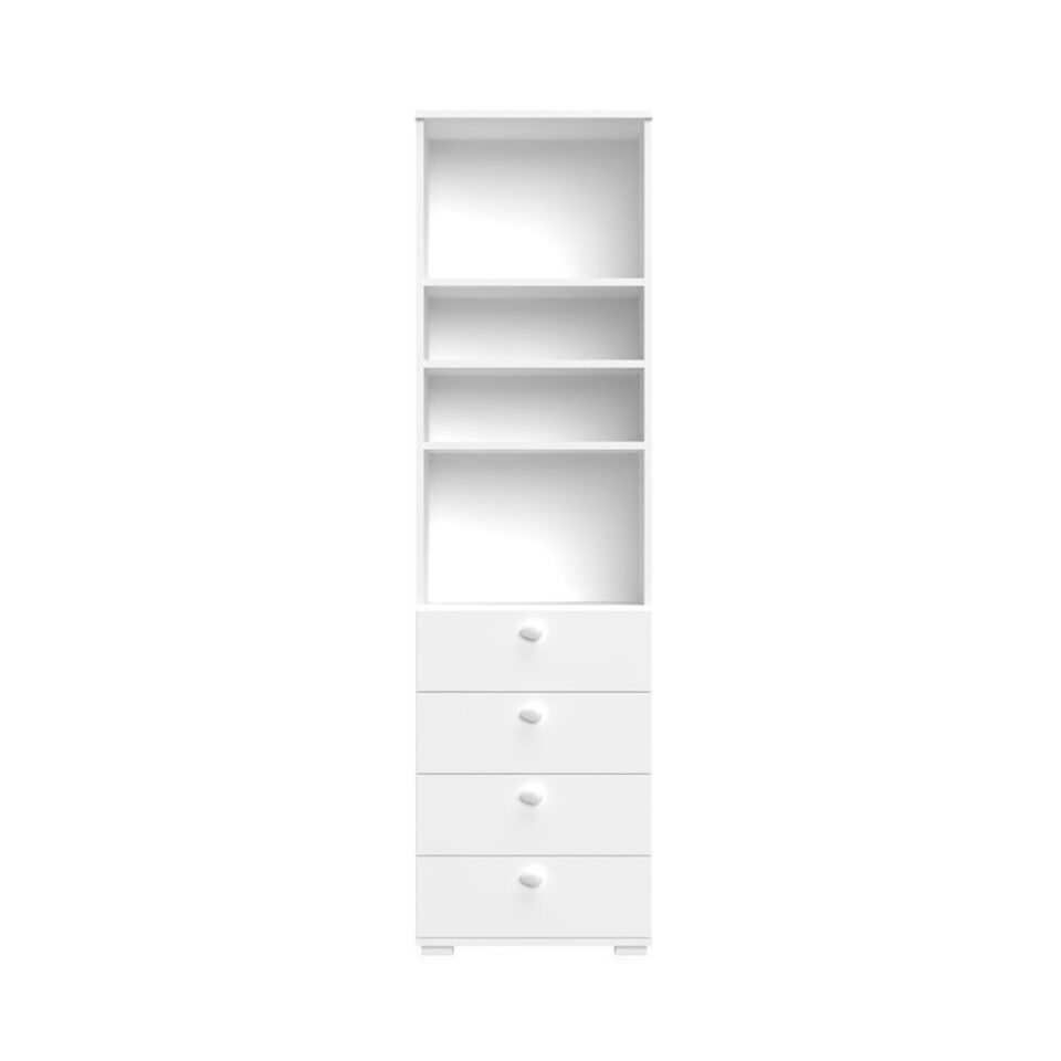 Visoka omara All Room Concept F8, notranjost brez front, raspored 1