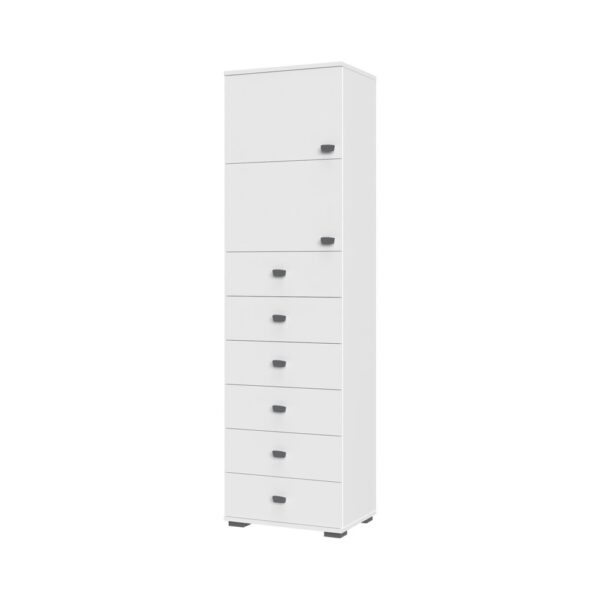 Visoka omara All Room Concept F9, fronte bela