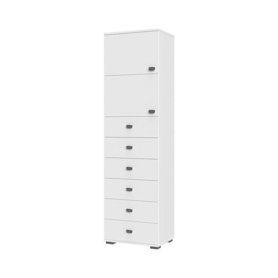 Visoka omara All Room Concept F9, fronte bela