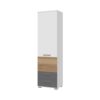 Visoka omara All Room Concept G1, fronte pacifik oreh in grafit