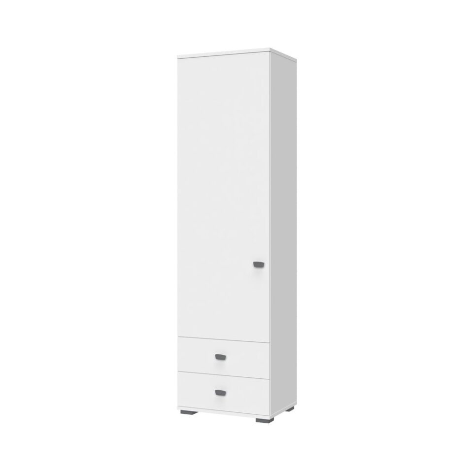 Visoka omara All Room Concept G1, fronte bela