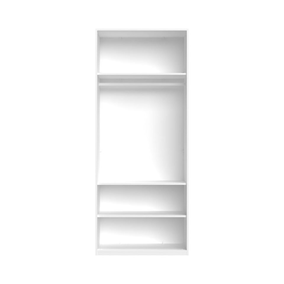 Dvodelna garderobna omara All Room Concept P2, notranjost brez front