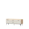 TV omarica Radda Air TV175-2K2F/AI, Pepper White / Furneo hrast, pogled pod kotom