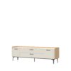 TV omarica Radda Air TV209-2K2F/AI, Pepper White / Furneo hrast, pogled pod kotom