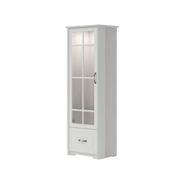 Vitrina Radda Evergreen EG-V11S, Polarni bor / Slonova kost, pogled pod kotom
