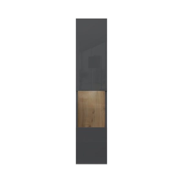 Viseća vitrina s jednim staklenim vratima Radda Onyx VK30-1KS/ON, širina 30 cm