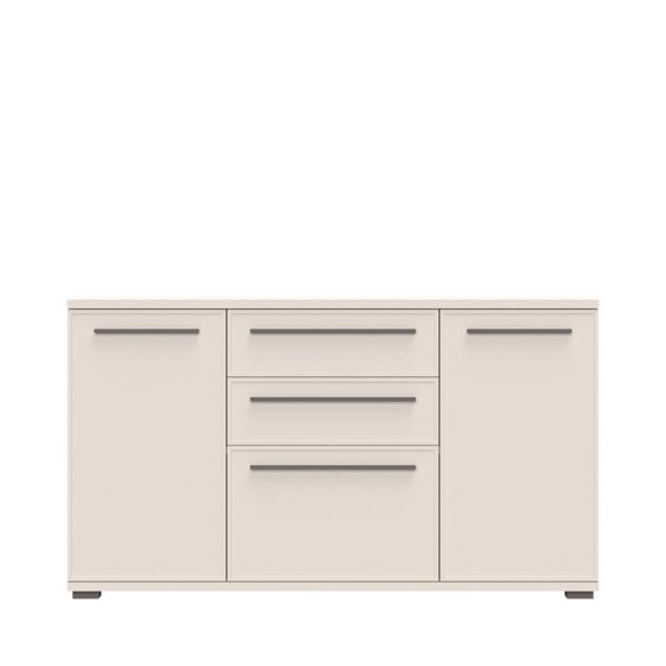 Komoda s trojim vratima i dvjema ladicama Radda Opera K150-3K2F/OP, širina 150 cm