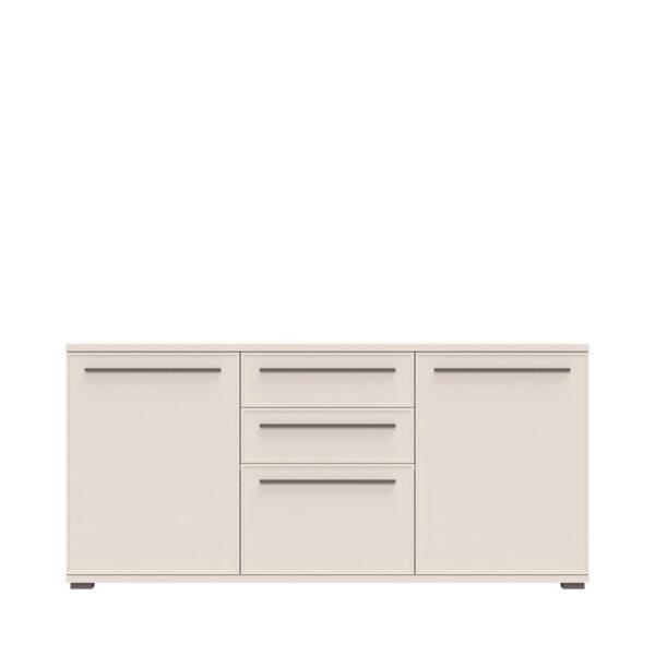 Komoda s trojim vratima i dvjema ladicama Radda Opera K180-3K2F/OP, širina 180 cm