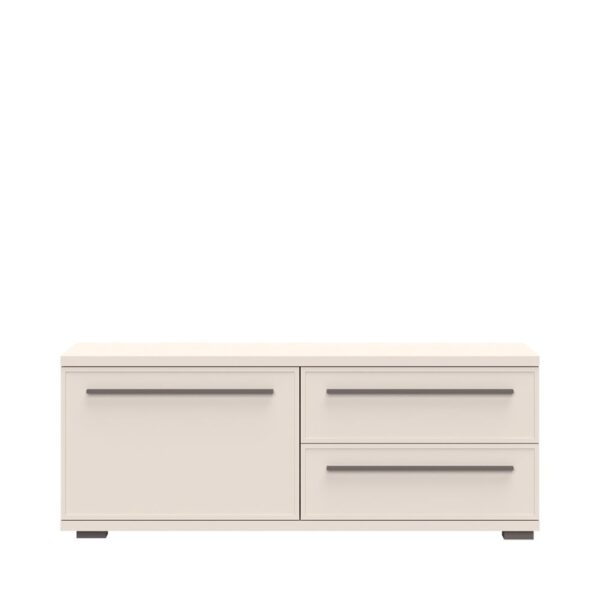 TV komoda s jednim vratima i dvjema ladicama Radda Opera TV120-1K2F/OP, širina 120 cm