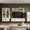 Dnevna soba Radda Regent, sestav, Pepper White mat in antracit