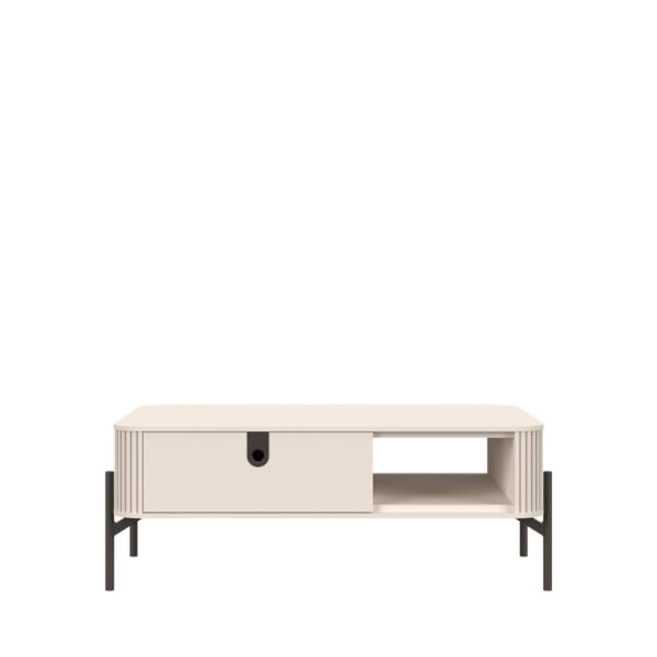Klub stolić s jednom ladicom Radda Rondo KLS/RO, 110 x 65 cm