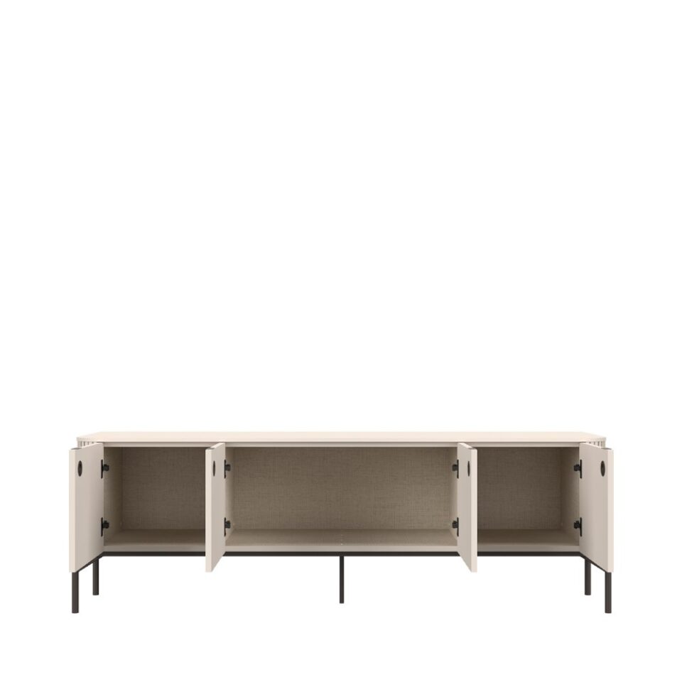 TV omarica Radda Rondo TV180-4K/RO, Kašmir / Tobako hrast, odprta