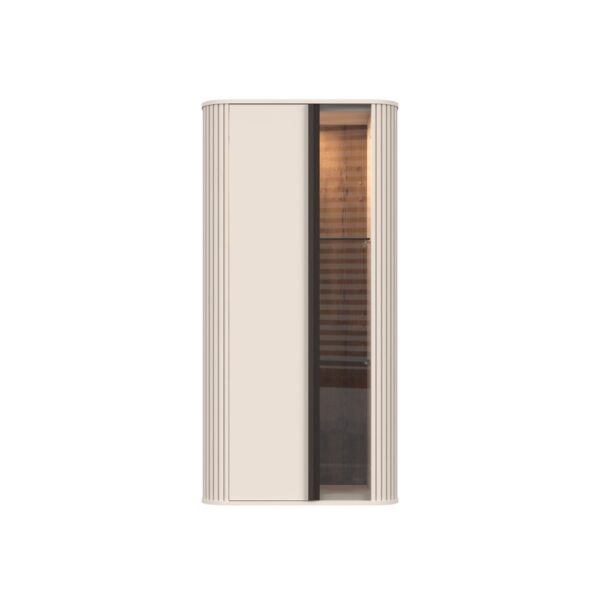 Viseća vitrina s jednim staklenim vratima Radda Rondo VKS/RO, širina 58 cm