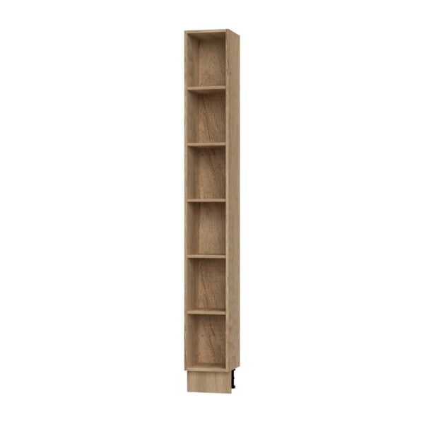 Kuhinjska visoka omara z odprtimi policami Highline K23-30-OP, 30 cm, korpus Nebraska hrast, fronta null