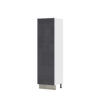 Kuhinjska visoka omara za vgradni hladilnik Infinity K21-60-2KF/5, 60 cm, korpus Bela, fronta Antracit HG lak