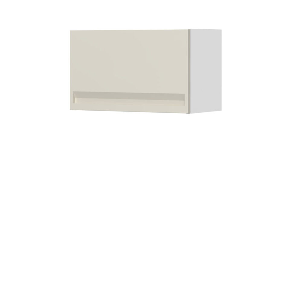 Kuhinjska zgornja viseča omarica z dvižnimi vrati Integra V3-60-1KP/7, 60 cm, višina 36 cm, korpus Bela, fronta Pepper White