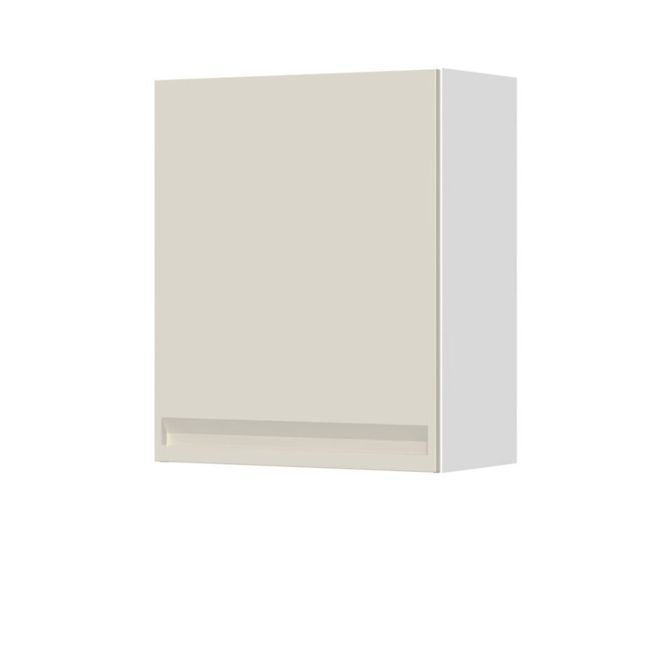 Kuhinjska zgornja viseča omarica z enimi vrati Integra V7-60-1K/7, 60 cm, višina 72 cm, korpus Bela, fronta Pepper White