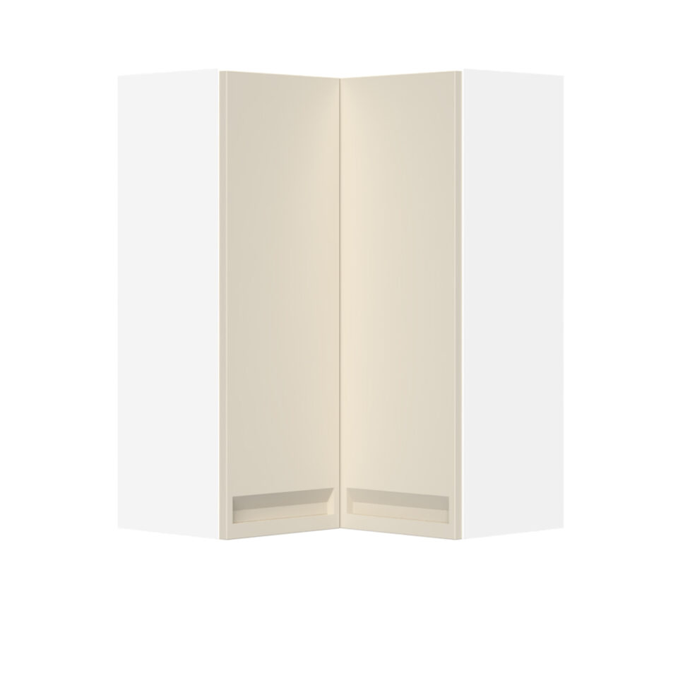 Kuhinjska zgornja viseča omarica z dvojnimi vrati Integra V9-UG-2K/7, 64 cm, višina 91 cm, korpus Bela, fronta Pepper White