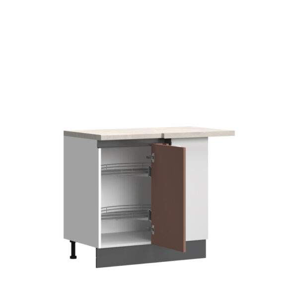 Kuhinjski kutni donji element s okretnom košarom, lijevo otvaranje Intempo R-UG-1KZAL/6, 109 cm