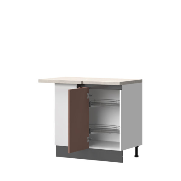 Kuhinjski kutni donji element s okretnom košarom, desno otvaranje Intempo R-UG-1KZAR/6, 109 cm