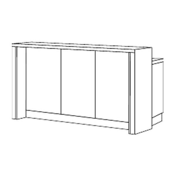 Šank Modern PULT-150/3, 159 cm