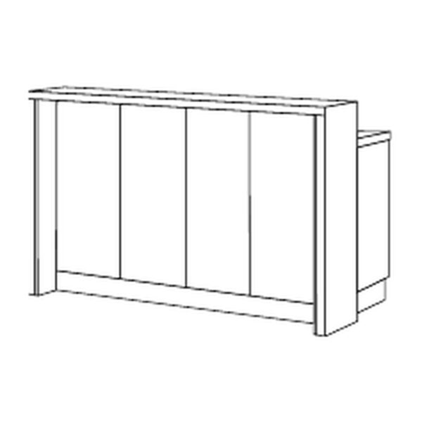 Šank Modern PULT-160/3, 169 cm