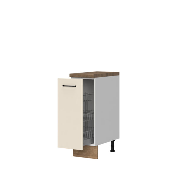 Kuhinjski donji element s žičanom košarom Modern R-30-1KZ/3, 30 cm
