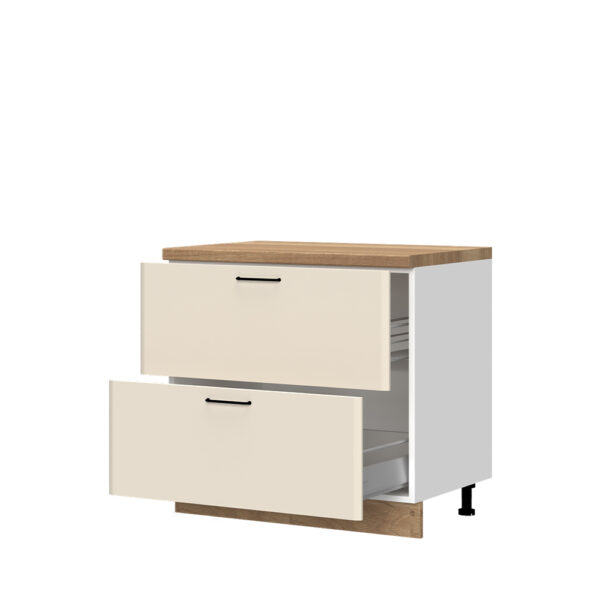 Kuhinjski donji element za sudoper s dvije ladice Modern R-90-2MZ/3, 90 cm