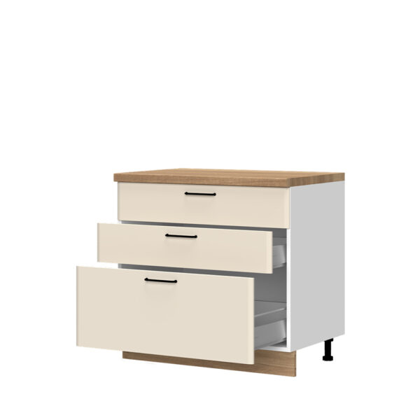 Kuhinjski donji element s tri ladice Modern R-90-3MBOX/3, 90 cm