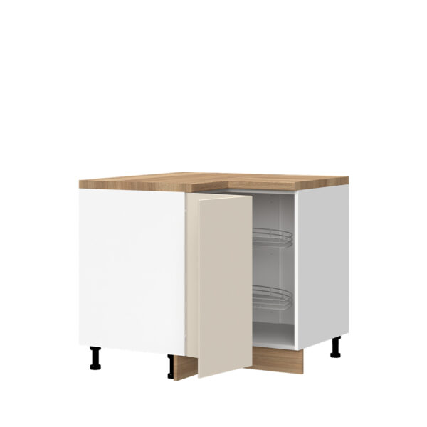 Kuhinjski kutni donji element s dvostrukim vratima i okretnom košarom Modern R-UG-2KZA/3, 94 cm