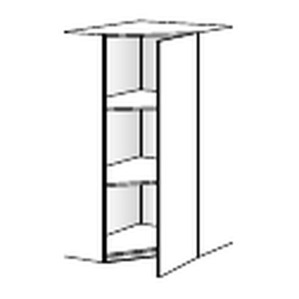 Kuhinjski gornji viseći element s jednim vratima Modern V9-UG-1K/3, 64 cm, visina 91 cm